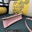 Valentino Rockstud Clutch Bag In Calfskin Pink 2024