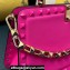 Valentino Rockstud Handbag In Calfskin Fuchsia 2024