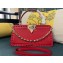 Valentino Rockstud Handbag In Calfskin Red 2024