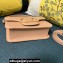 Valentino Small Locò Shoulder Bag In Calfskin Leather Nude With Enamel Tone-On-Tone Vlogo Signature 2024