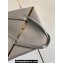 Loewe Large Puzzle Fold Tote Bag in shiny calfskin Black/Gray 2024