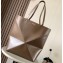 Loewe Large Puzzle Fold Tote Bag in shiny calfskin Brown 2024