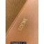 Loewe Large Puzzle Fold Tote Bag in shiny calfskin Black/Brown 2024