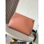 Loewe T Pouch Bag in grained calfskin Brown 2024
