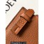 Loewe T Pouch Bag in grained calfskin Brown 2024