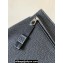 Loewe T Pouch Bag in grained calfskin Black 2024
