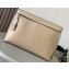 Loewe T Pouch Bag in grained calfskin Beige 2024