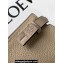 Loewe T Pouch Bag in grained calfskin Beige 2024