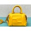 Fendi FF Cube Mini Bag in nappa-leather Yellow 2024