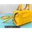 Fendi FF Cube Mini Bag in nappa-leather Yellow 2024