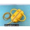 Fendi FF Cube Mini Bag in nappa-leather Yellow 2024
