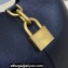 Balenciaga Locker Medium North-South Hobo Bag in black/Gold grained calfskin 2024