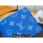 Louis Vuitton Taiga cowhide leather and Monogram canvas Multiple Wallet M30995 Blue 2024
