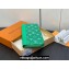 Louis Vuitton Taiga cowhide leather and Monogram canvas Zippy Vertical Wallet Green 2024