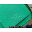 Louis Vuitton Taiga cowhide leather and Monogram canvas Zippy Vertical Wallet Green 2024