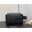 Louis Vuitton Monogram Eclipse canvas Locker Dopp Kit Bag M83113 2024