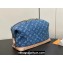 Louis Vuitton Monogram Denim Pochette Cosmétique GM Bag M24317 Blue New LV Remix 2024