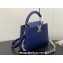 Louis Vuitton Taurillon leather Capucines BB Bag M23280 Blue 2024