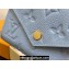 Louis Vuitton Monogram Empreinte Victorine Wallet M83271 Blue Hour 2024