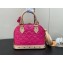 Louis Vuitton Monogram Vernis Alma BB Bag New LV Remix M90611 Neon Pink 2024