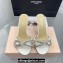 Mach & Mach Heel 9.5cm Double Crystal Bow Mules in Satin White 2024