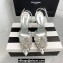 Aquazzura Heel 11cm Crystal Margarita Pumps Leather Silver 2024