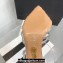 Aquazzura Heel 11cm Crystal Margarita Pumps Leather Silver 2024