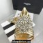Aquazzura Heel 11cm Crystal Margarita Pumps Leather Gold 2024