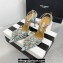 Aquazzura Heel 11cm Crystal Margarita Pumps Leather Multicolor Blue 2024