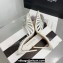 Aquazzura Heel 11cm Crystal Margarita Slingback Pumps Satin White 2024
