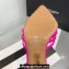 Aquazzura Heel 11cm Crystal Margarita Slingback Pumps Satin Fuchsia 2024