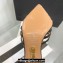 Aquazzura Heel 11cm Crystal Margarita Slingback Pumps Leather Black 2024