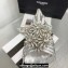 Aquazzura Heel 11cm Crystal Margarita Slingback Pumps Leather Silver 2024