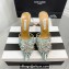 Aquazzura Heel 11cm Crystal Margarita Slingback Pumps Leather Multicolor Blue 2024