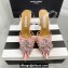 Aquazzura Heel 11cm Crystal Margarita Slingback Pumps Leather Multicolor Pink 2024