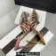Aquazzura Heel 11cm Crystal Margarita Slingback Pumps Leather Multicolor Purple 2024