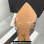 Aquazzura Heel 11cm Crystal Margarita Slingback Pumps Leather Multicolor Purple 2024