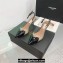 Alaia Heel 6cm Le Cœur Slingbacks In Patent Lambskin Black 2024