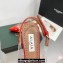 Alaia Heel 6cm Le Cœur Slingbacks In Patent Lambskin Red 2024