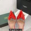 Alaia Heel 6cm Le Cœur Slingbacks In Patent Lambskin Red 2024