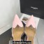 Alaia Heel 10.5cm Le Cœur Mules In Patent Calfskin Pink 2024