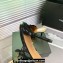 Alaia Heel 10.5cm Confetti Mules In Patent Leather Black 2024