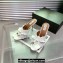 Alaia Heel 10.5cm Confetti Mules In Patent Leather White 2024
