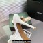 Alaia Heel 10.5cm Confetti Mules In Patent Leather White 2024