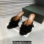 Alaia Heel 10.5cm Confetti Mules In Suede Leather Black 2024