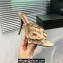 Alaia Heel 10.5cm Confetti Mules In Suede Leather Beige 2024