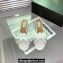 Alaia Confetti Flat Slide Sandals In Patent Leather White 2024