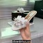 Alaia Confetti Flat Slide Sandals In Patent Leather White 2024