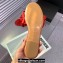 Alaia Confetti Flat Slide Sandals In Suede Leather Red 2024