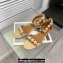 Alaia Bombe Flat Sandals In Suede Leather Nude 2024